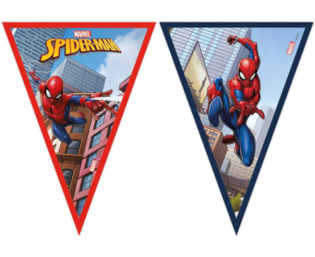 Banner "Spiderman Crime Fighter", flagi