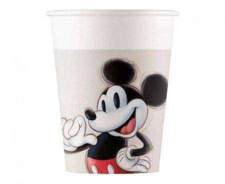 Kubeczki papierowe Disney 100 - Mickey & Minnie, 200ml, 8 szt. (SUP label)