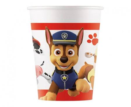 Kubeczki papierowe (WM), Paw Patrol - Ready for Action (Nickelodeon), 200ml, 8 szt. (SUP label)