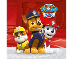 Serwetki papierowe "Paw Patrol - Ready For Action", rozm. 33 x 33 cm, 20 szt.